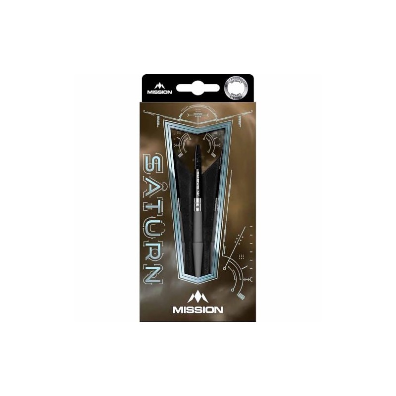 Mission Saturn | Steel Tip Darts Set | 90% Tungsten