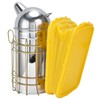 Pointed Beehive Smoker with Heat Protection Board Stainless Steel Bee