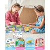 Walenced Jelly Reusable Sticker Book for Toddlers 2-4 Years, Vehicle