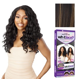 Sensationnel What Lace 13X6 Wigs - Yadira Lacefrontal Hand Tied Glueless Synthetic With Natural Density Preplucked Hairline (BALAYAGEHAZELNUT)