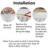 Silver 10mm*6m, Decorative Caulk Strip, Mold Resistant Self-Stick Ceramic Tile