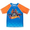 Hot Wheels Little Boys UPF 50+ Pullover Rash Guard Swim