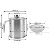 Bacon Grease Container Stainless Steel High Temperature Resistance Oil Strainer