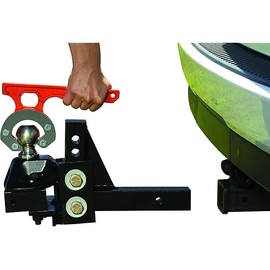 Quick Connect Hitch Coupling Tool for RV and Travel Trailer Weight Distribution Hitch Ball Mounts, Fits 2-5/16" Balls, Orange