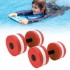 2 PCS EVA Water Floating Dumbbell Yoga Exercise Water Foam