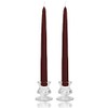 8 Inch Burgundy Taper Candles