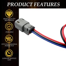 6PCS Ignition Coil Connector Wiring Harness Compatible with Ford Lincoln Expedition Explorer F150 Flex Lobo Taurus Transit 150 250 350 MKT Navigator MKS 3.5L