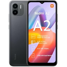 Xiaomi Redmi A2 4G 64GB + 2GB Global ROM Version (Tmobile Tello Global) Factory Unlocked 6.52" 8MP Dual Camera + Free Car Charger Dual USB (Black Global ROM)