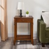 Cherry Wood End Tables Side Tables for Living Room, Solid