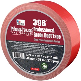 Nashua 398 Multi-Purpose Duct Tape: 2 in. x 60 yds. Red