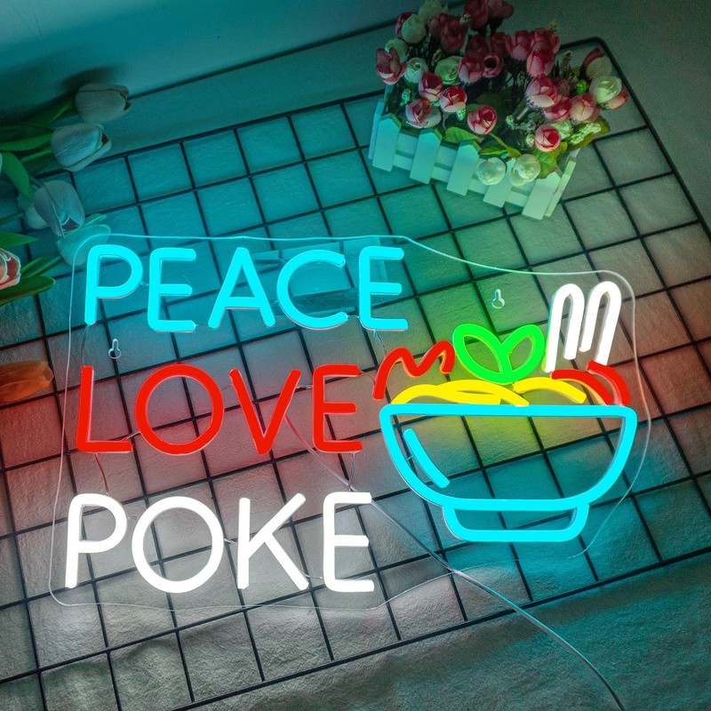 Horseneon Peace Ramen Neon Light Sign