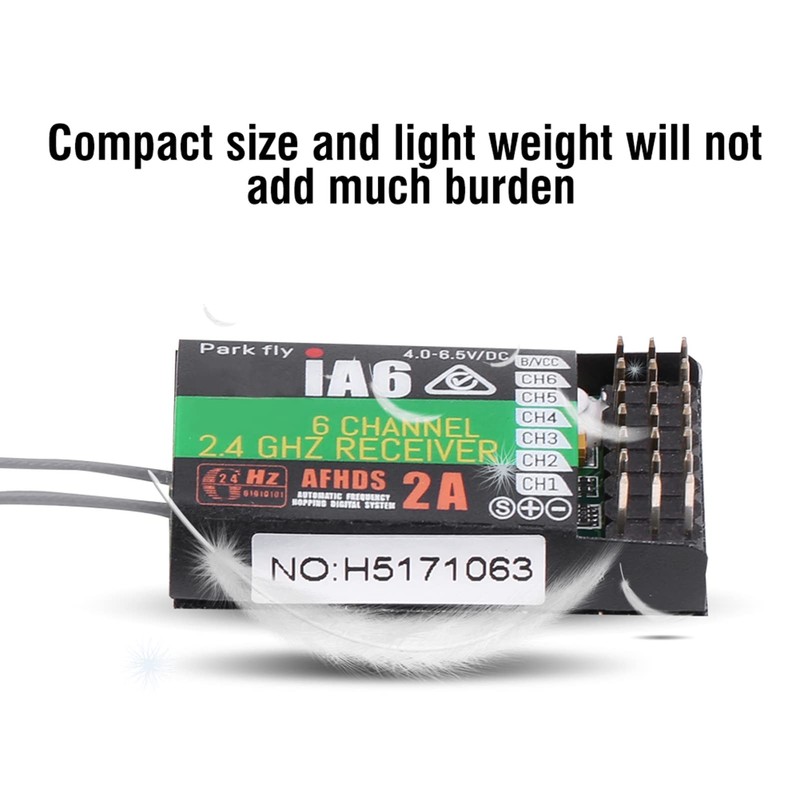 RC Receiver, Flysky FS IA6 6 Channels 2.4GHz RC Receiver