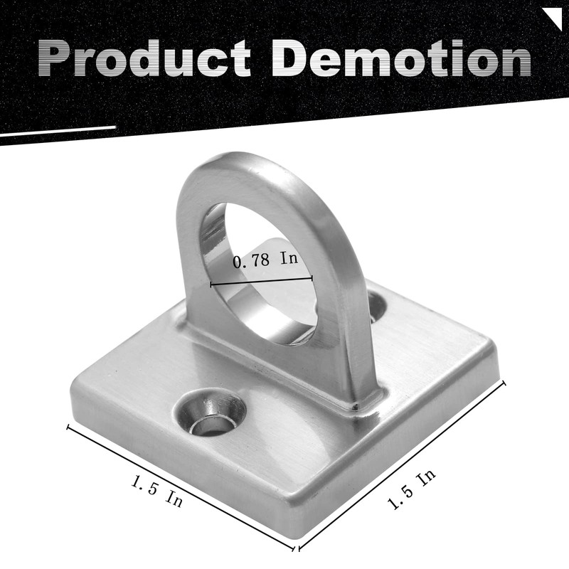 4 Pcs Wall Screw Mount Crowd Control stanchions Safety barriers