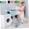 KOMBIUDA 2pcs Jeans Compartment Organizer Foldable Drawer Storage Bag Wardrobe