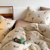 Lanqinglv Bed Linen 155 x 220 cm Children's Dachshund Light