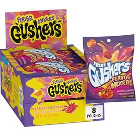 Gushers Flavor Mixers Fruit Flavored Snacks 8 Count