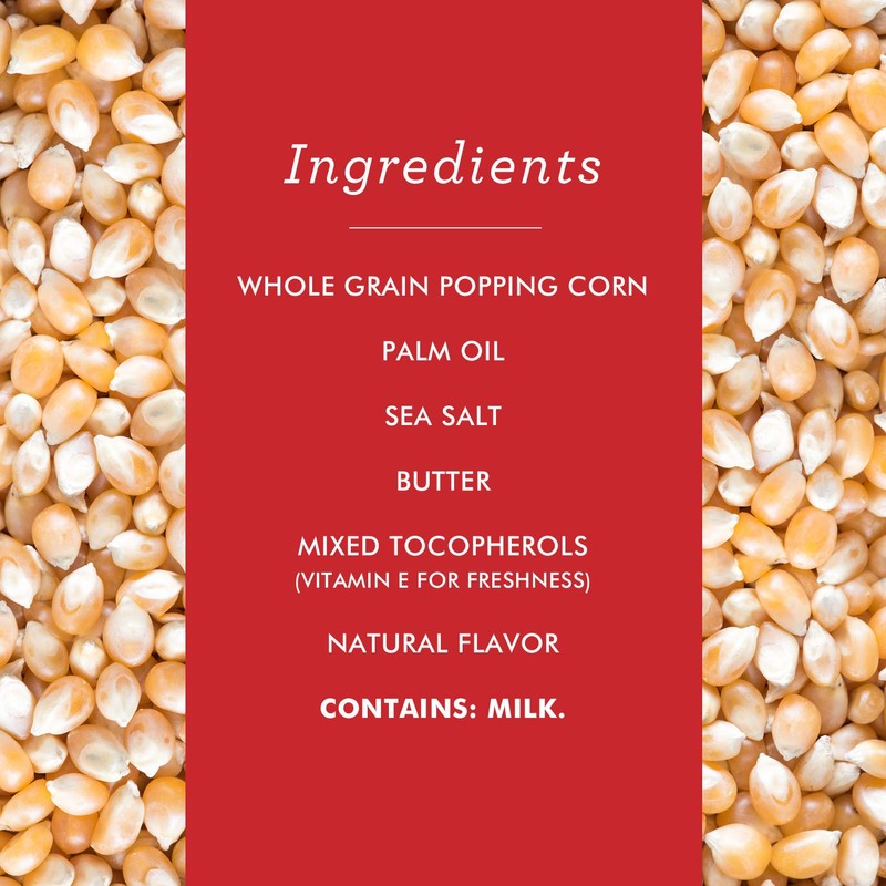 Orville Redenbacher’s Skinnygirl Microwave Popcorn, Butter & Sea Salt Popcorn,