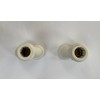 2 x John Guest PPM2312W White Polypropylene 12mm Push Fit