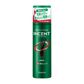 Incent Medicated Hair Growth Tonic Hair Growth Agent, Unscented, 6.3 oz (180 g), For Men