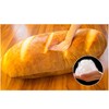 Levenkeness 3D Simulation Bread Shape Plush Pillow,Soft Butter Toast Bread