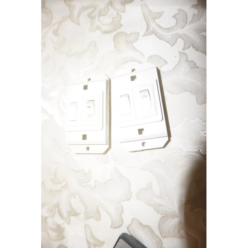 Sigma SIGNA RV CAMPER WHITE 12 VOLT DOUBLE ON OFF