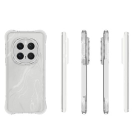 USTIYA Case for Honor Magic 7 Pro 5G Clear TPU Four Corners Military-Grade Protection Cover Transparent Soft