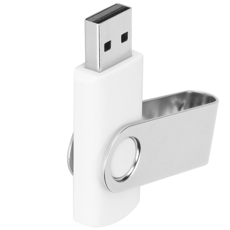 USB Flash Drive Candy White Rotatable Portable Storage Memory Stick