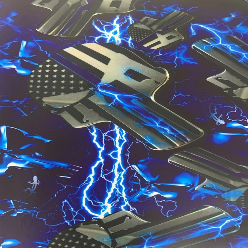 Dip Ape Hydrographic dip kit Blue Line Electrical Skulls hydro