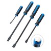 ROTATION 4-Piece Heavy Duty Pry Bar Set with Thicker Hammer