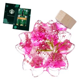 Marika Flower, Sakurano Shape, Herbarium Birthday Present, Cherry Blossom, Stylish, Gift, Original Cherry Blossom Bottle (Hizakura Staba Set)