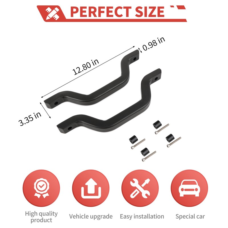 Amayum fit for Ford Bronco 2021+ Front Door Grab Handles
