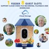 Swingers Smart Bird Feeder with Camera,Solar Powered Bird Feeder with