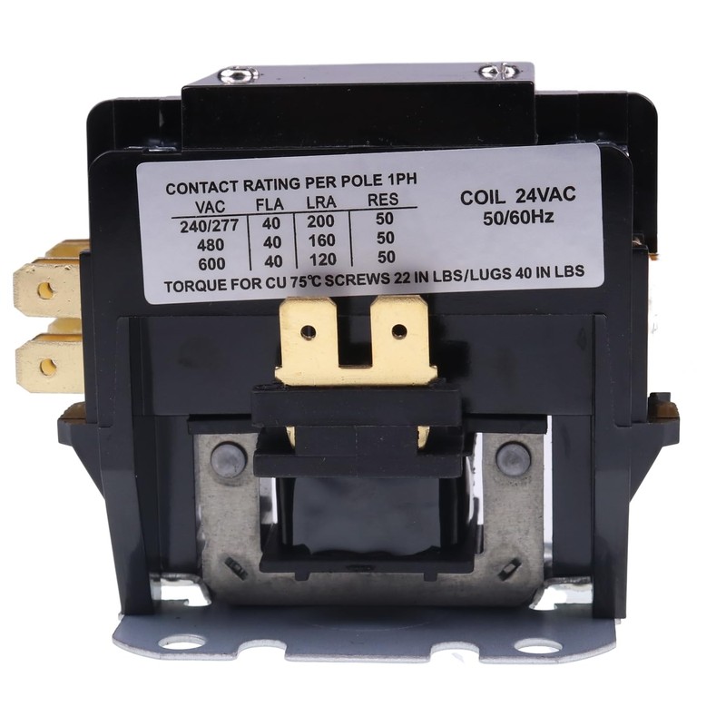JZGRDN 2 Pole 40 Amp Condenser Contactor CONT2P025024VS CONT1P025024V B1360321