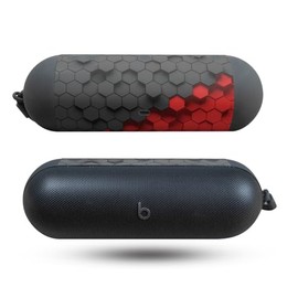 Speaker Skin Compatible with Beats Pill (2024) - Two-Tone Hex - Premium 3M Vinyl Protective Wrap Decal Cover - Easy to Apply | Crafted in The USA by MightySkins