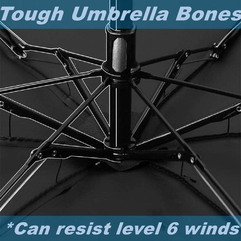 AzulLanse Universal Parasol Sun Protection, black