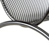 Relaxdays Mesh Newspaper Stand, Metal Newspaper Bin, Freestanding Rack, H
