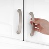 10 x Brushed Nickel Kitchen Door Drawer Pull Handles (128mm)