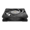 AINEX PF-P12E-BK-PWM Case Fan with Ultra Heavy Duty Bearings, 4.7