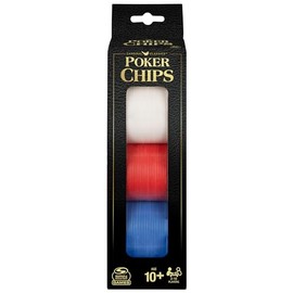Spin Master Games Juego de fichas de póquer de Colores de 100 Piezas, para familias y niños de 8 años en adelante