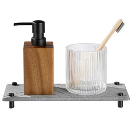 Navaris Shelf for Dishwashing Utensils Made of Diatomaceous Earth - Sink Organiser Quick-Drying - Sponge Holder Kitchen Soap Dish Bathroom - Design Sink Organiser - Grey