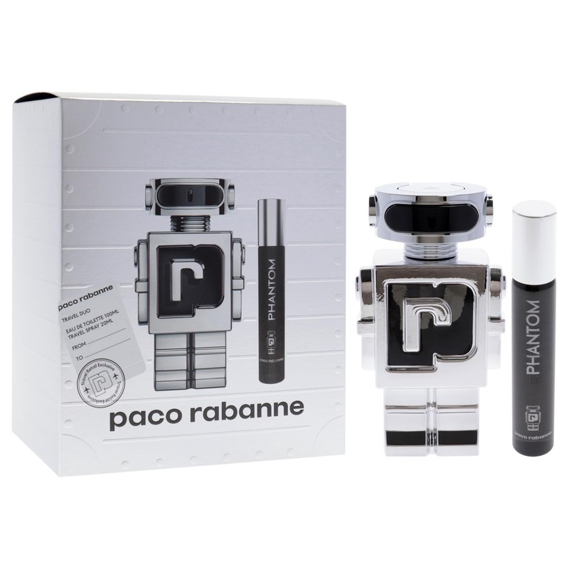 Phantom by Paco Rabanne for Men 2 Piece Set Includes: