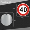 Felexdo Maximum Speed 40 km, Diameter 30 cm, Traffic Sign