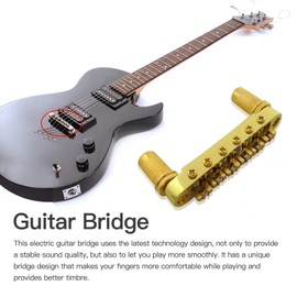 Gold Roller Saddle Tune-O-Matic Guitar Bridge for Epiphone Electric Guitarra Accessories