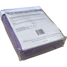Therapist’s Choice® Premium Deluxe Microfiber Massage Sheet Set, 3pc Set (Lavender)