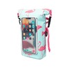 geckobrands Waterproof Phone Tote with 2L Dry Bag and Adjustable