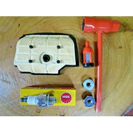 Unbranded For Stihl Saws New Air Filter Fuel filter plug For Stihl MS201T MS201  1145 140 4400