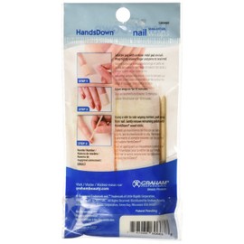 Graham Hands Down Nail Soak Off Gel Wraps, 10 Count