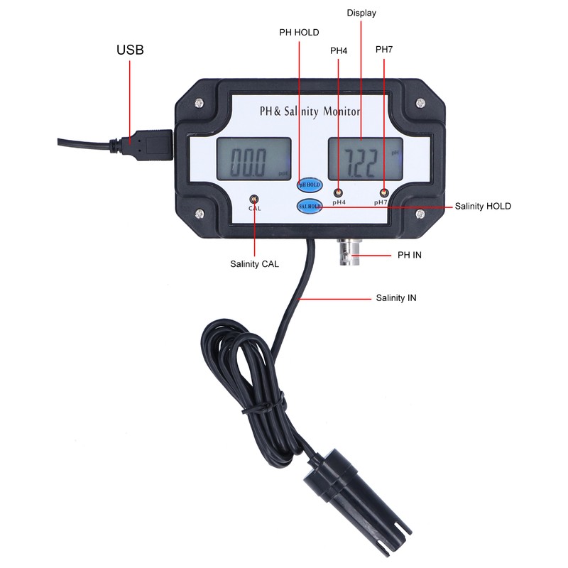 PH‑2685 DC 6V Mini Water Quality Tester Professional High Accuracy