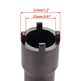 WOOSTAR 19mm 23mm Bipolar Clutch Tool Clutch Lock Nut Spanner Wrench Replacement for Taotao SSR 50cc 70cc 90cc 110cc 125cc Horizontal Engine ATV 4 Wheeler Quad Dirt Bike Go Kart