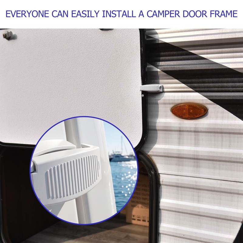 Xiqaler 5 PCS RV Door Holder, Durable Plastic Latch Clips